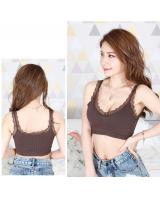 QA-702 LACE BRALETTE COFFEE