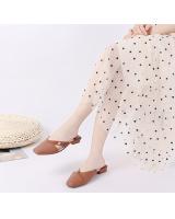 QA-708 WOMEN'S BASIC SHOES BROWN