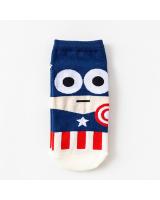 KW80540 SUPERHERO CUTE SOCKS CAPTAIN AMERICA