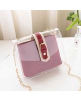 KW80556 STYLISH WOMEN'S TRANSPARENT BAG RED
