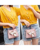 KW80560 TRENDY RIBBON WOMEN BAG PINK