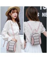 KW80567 TRENDY RIBBON BACKPACK PINK