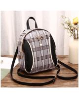 KW80567 TRENDY RIBBON BACKPACK BLACK