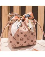KW80569 STYLISH RIBBON BAG PINK