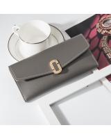 KW80602 WOMEN'S LONG WALLET DARK GREY