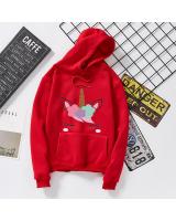 KW80638 WOMEN'S BASIC SHIRT RED