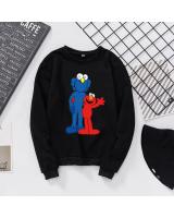 KW80648 SESAME STREET SHIRT BLACK