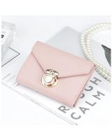 KW80674 BASIC WOMEN'S PURSE LIGHT PINK