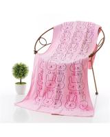 KW80710 CUTE TEDDY TOWEL PINK