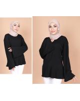 QA-740 WOMEN'S BLOUSE BLACK