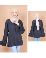 QA-740 WOMEN'S BLOUSE GREY