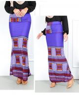 QA-755 PRINTED MERMAID SKIRT 03