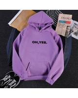 KW80730 OH YES HOODIE PURPLE
