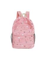 KW80742 COLORFUL WOMEN'S BACKPACK LIGHT PINK