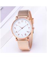 KW80767 Trendy Casual Watches Rose Gold White