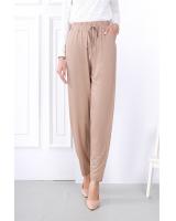 QA-792 STYLISH PEGGED PANTS KHAKI