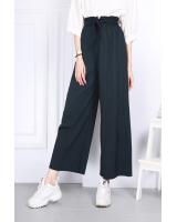 QA-794 PALAZZO PANTS DARK GREY