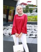 QA-795 MUSLIMAH V BLOUSE RED
