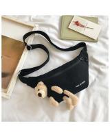 KW80790 Bear Chest Bag Black