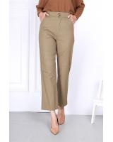 QA-802 ELASTIC PANTS KHAKI