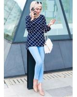 QA-810  PRINTED MUSLIMAH BLOUSE 03