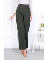 QA-818 BOOTCUT PANTS ARMY GREEN