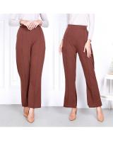 QA-818 BOOTCUT PANTS BROWN