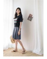 QA-826 A LINE PANTS GREY