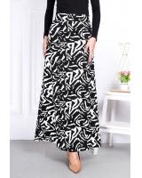QA-830 PRINTED A LINE SKIRT 05