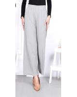 QA-832 PLEATED CASUAL PANTS GREY