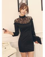 BM71420 Lace Dress Black