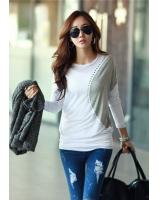 BM71430 Korean Loose Top White
