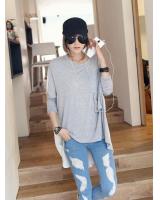 BM71462 Casual Loose Top Grey