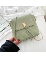 KW80959 Quilted Sling Bag Green