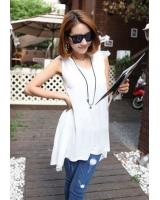BM71466 Korean Casual Top White