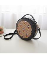 QA-860 - MK Round Sling Bag Black