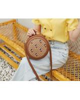 QA-860 - MK Round Sling Bag Khaki
