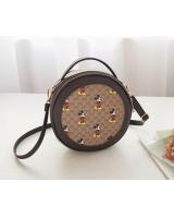 QA-860 - MK Round Sling Bag Brown