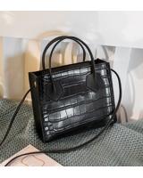 QA-862 - Stylish Square Sling Bag Black