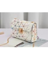 QA-863 - Trendy Line Sling Bag Special White