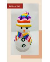 Christmas Rainbow Hat