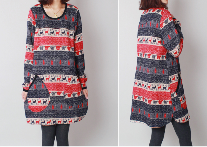 WT5499 Cute Long Top As Picture
