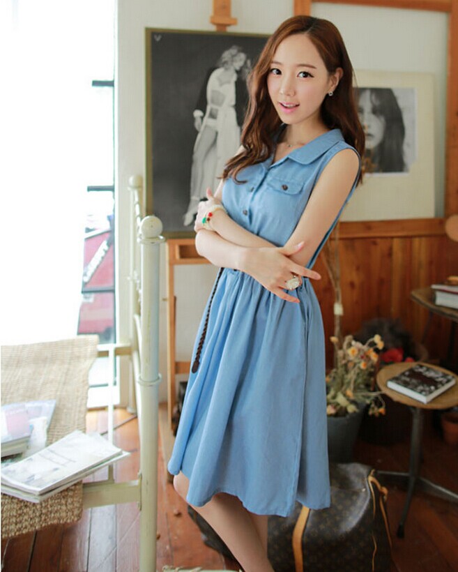 WD5756 Fashion Dress Blue