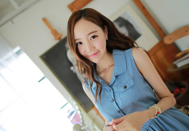 WD5756 Fashion Dress Blue