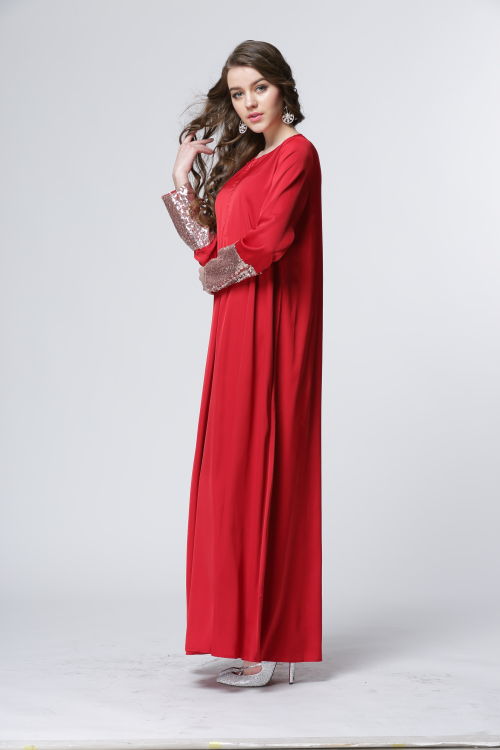 WH3330 Stylish Jubah Red