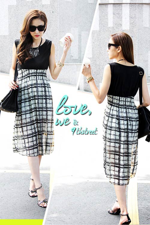 WD5852 Korea Fashion Dress As Picture