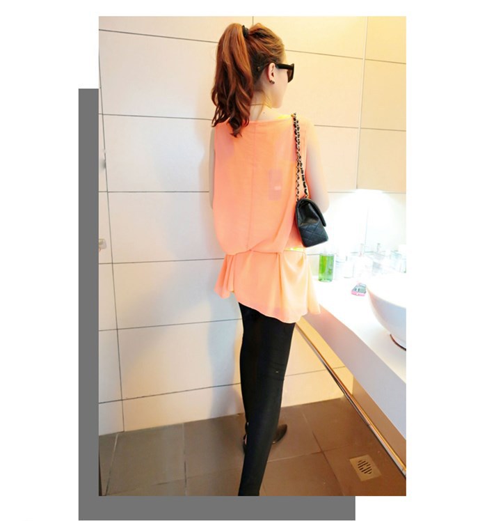 WT5932 Two Pieces Top Orange