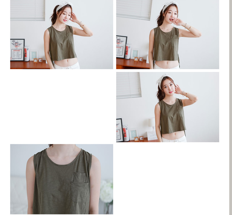 WT5971 Fashion Sexy Top Green