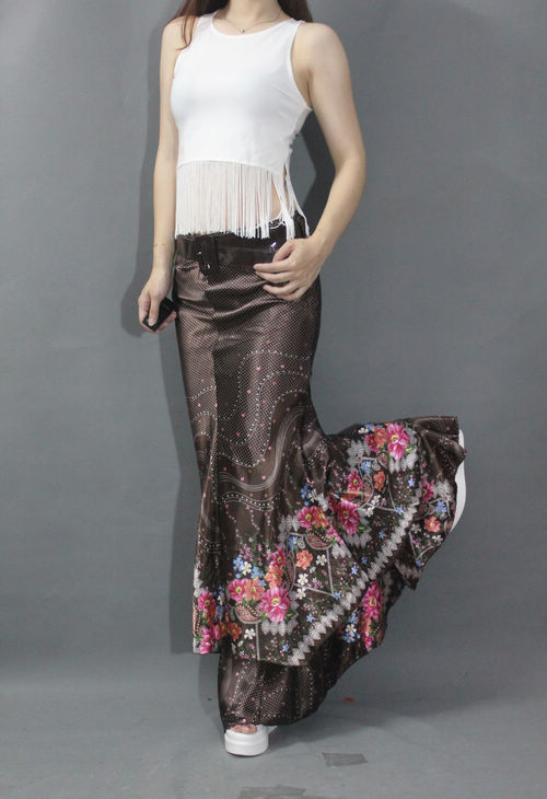 WP3503 Elegant Skirt Brown