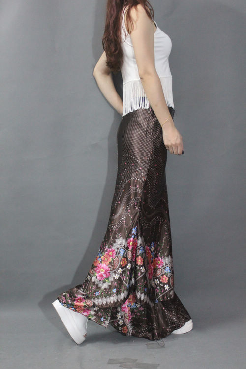 WP3503 Elegant Skirt Brown